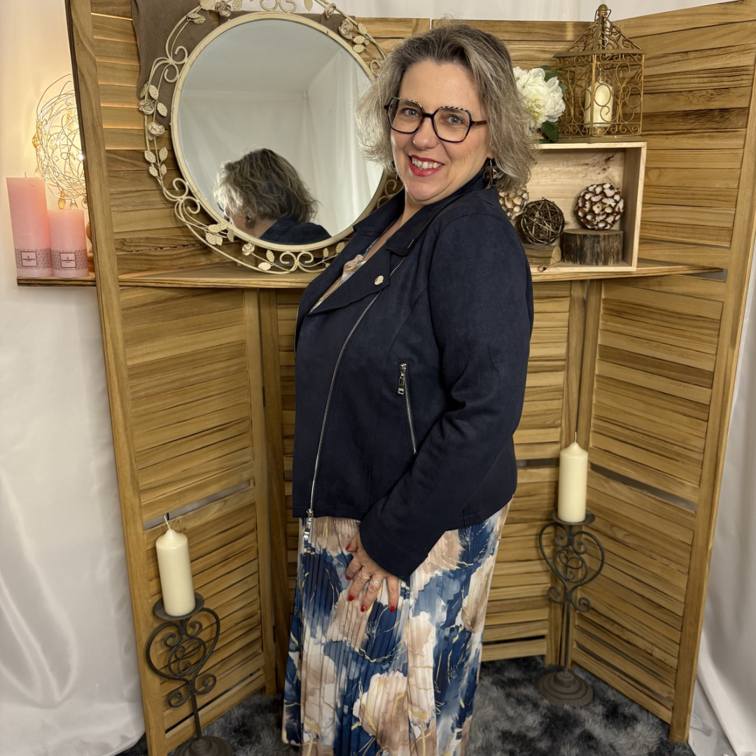 Robe Plissé Motif feuillage