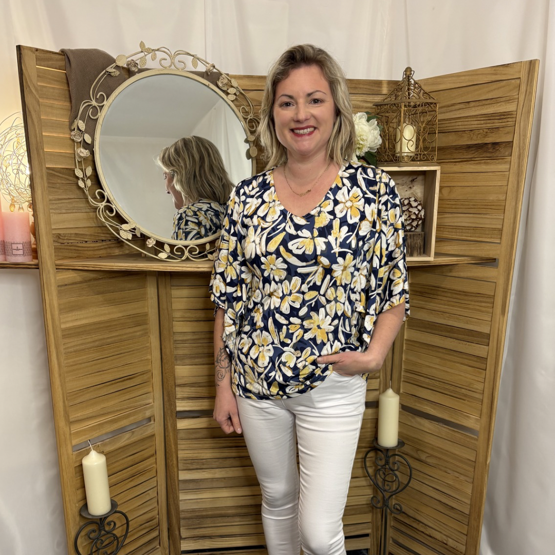 Blouse manche Chauve souris