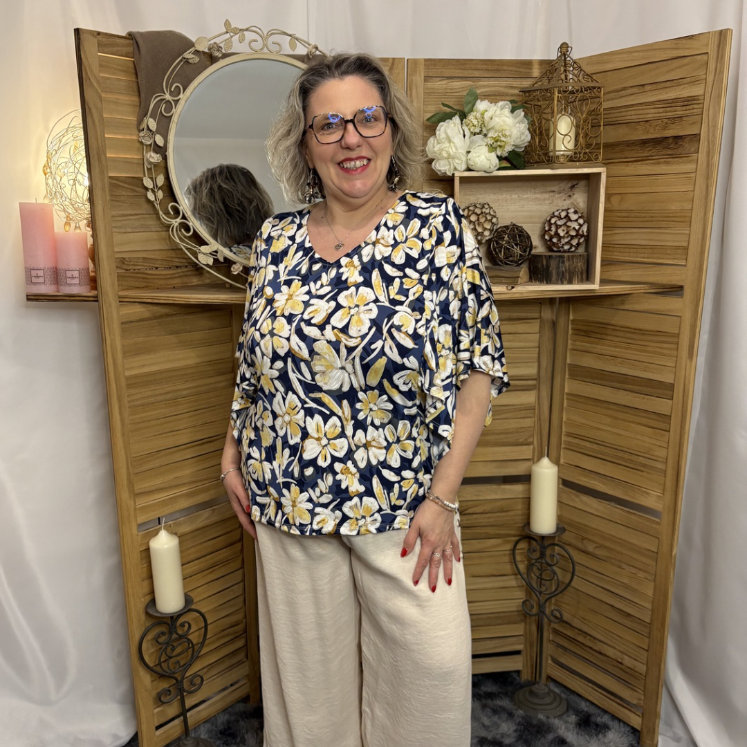 Blouse manche Chauve souris