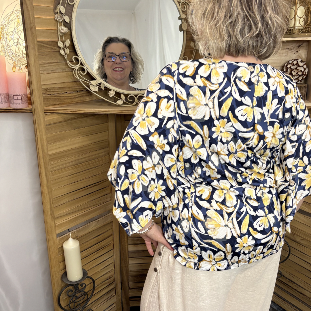 Blouse manche Chauve souris