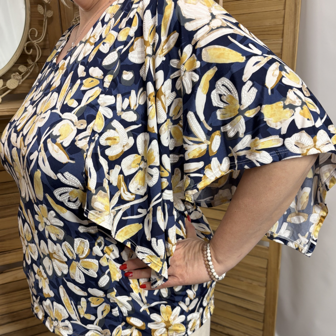 Blouse manche Chauve souris